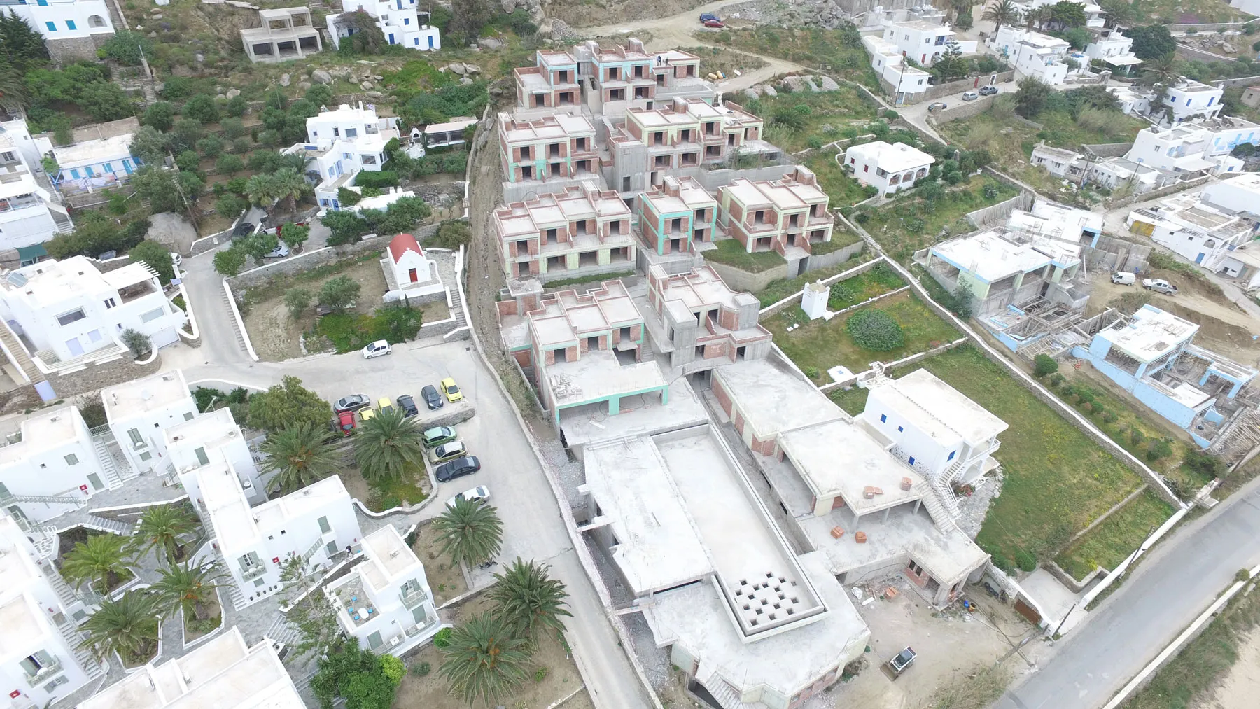 Aerial drone view